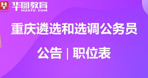 重庆公务员考试招聘信息网，公职梦想的捷径通道