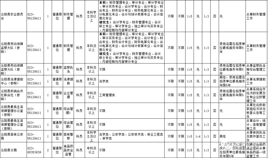 重庆云阳县公务员招聘职位概览——职业发展的黄金机遇探寻