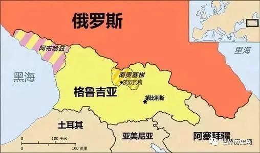 格鲁吉亚地图图片，揭示地理多元文化之美与魅力