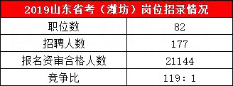 山东潍坊大专考公务员职位概览与分析