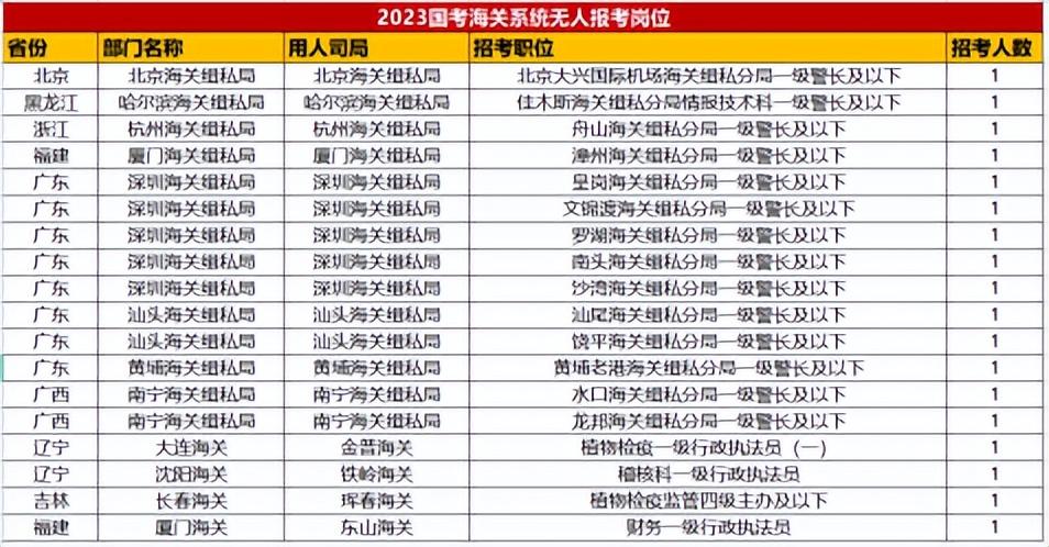 海关公务员招聘公告通知，开启职位申请之旅