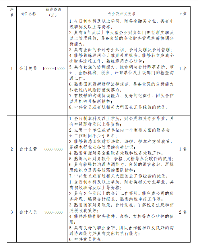 公务员财务岗位专业人才选拔与培养启动招募活动