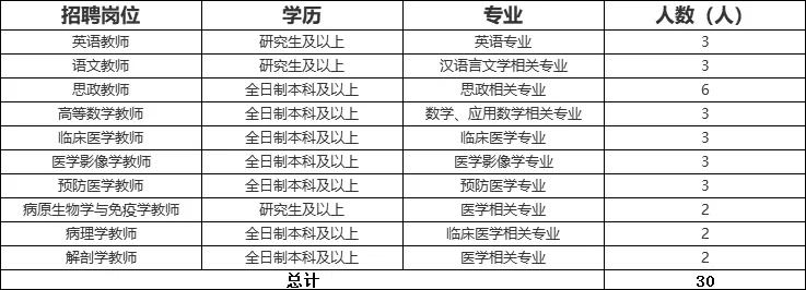 事业编教师岗位火热招聘启事